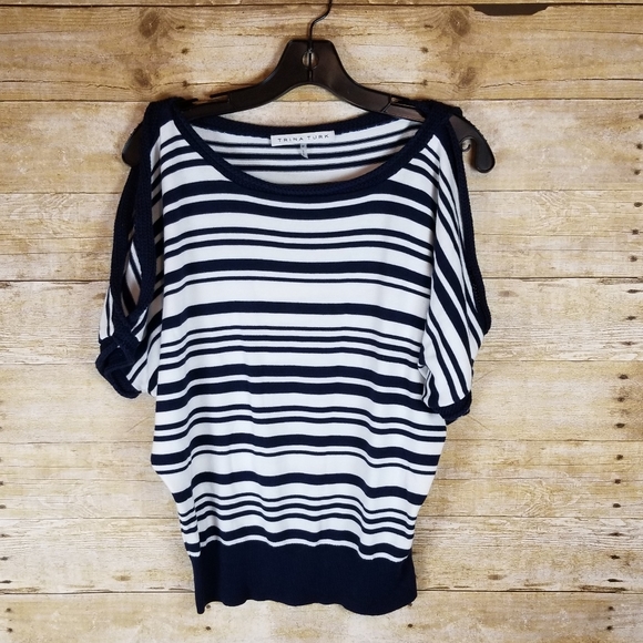 Trina Turk Cold Shoulder Dolman Sleeve Top - Picture 2 of 7